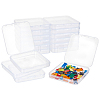 Plastic Bead Containers with Hinged Lid AJEW-WH0650-27-1