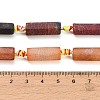 Natural Weathered Agate Beads Strands G-A321-C02-01B-4
