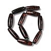 Natural Tibetan Agate 3-Eye dZi Beads Strands G-H087-B01-01-2