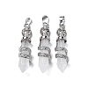 Natural Quartz Crystal Pendants G-A241-01P-03-1