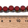 Electroplated Transparent Glass Beads Strands GL-CBA98F0-06A-04-4