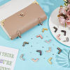 24Pcs 6 Styles Zinc Alloy Purse Decorative Edge Hardware PURS-PH0001-42-4