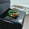 Handmade Lampwork Finger Rings WG98E45-01-1