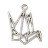 Alloy Open Back Bezel Pendants FIND-L025-07P-1