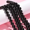 Synthetic Black Stone Beads Strands G-G088-10mm-4