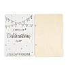 Printed Wooden 2-Ring Loose Leaf Binder Postcard Photo Album Cover DIY-XCP0003-83E-1