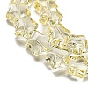 Baking Paint Transparent Glass Beads Strands X1-DGLA-A07-T8mm-KD01-3