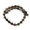 Natural Unakite Beads Strands G-I369-A08-01-3