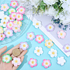 Plumeria Flower Opaque Resin Cabochons CRES-BM0001-01B-3