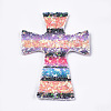 PU Leather Big Pendants LS-FIND-S299-24C-2