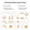 Brass Beads KK-BC0006-57G-7