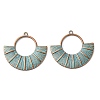 Tibetan Style Alloy Pendants FIND-B055-02F-1