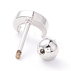 Moon Enamel Stud Earrings LS-EJEW-A065-12P-2