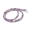Natural Lilac Jade Beads Strands G-E612-A03-B-4