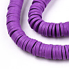 Handmade Polymer Clay Bead Strands CLAY-T002-6mm-54-4