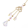 Faceted Glass Sun Catcher Pendant Decorations LS-AJEW-A037-10G-1