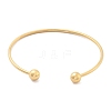 304 Stainless Steel Arm Cuff Bangles AJEW-P127-02G-4
