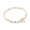 Glass Beads Stretch Bracelets Sets BJEW-JB06575-04-4