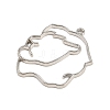 Zinc Alloy Open Back Bezel Pendants PALLOY-D580-05P-I-2
