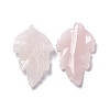 Natural Rose Quartz Pendants G-I336-01-30-1