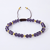 Bohemian Style Handmade Glass Braided Bead Bracelets for Women OL2464-8-1