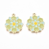 Alloy Enamel Pendants ENAM-E568-12G-2