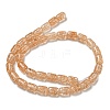 Transparent Crackle Glass Beads Strands X-GLAA-NH0001-04B-2