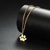 304 Stainless Steel Pendants STAS-E501-01G-01-2