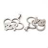 Mother's Day 201 Stainless Steel Pendants STAS-K251-028P-2