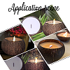 Coconut Candle Holder COCB-WH0001-01-5