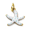 304 Stainless Steel Enamel Charms STAS-E550-40G-03-1