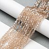 Transparent Electroplate Glass Beads Strands LS-GLAA-F029-2mm-C12-4