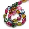 Natural Quartz Crystal Nuggets Beads Strands X-G-L154-26-3