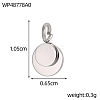 304 Stainless Steel Pendants LS-STAS-OY016-38P-2
