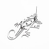 Lizard Brooch JEWB-N007-016P-FF-4