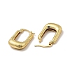 Rack Plating Brass Rectangle Thick Hoop Earrings for Women X-EJEW-F288-05G-2