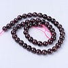 Natural Garnet Beads Strands G-Q462-6mm-23-2