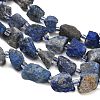 Raw Rough Natural Lapis Lazuli Beads Strands GG-CBA0B77-A02-01-3