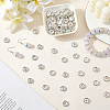 120Pcs Brass Rhinestone Spacer Beads RB-PA0001-03S-02-3