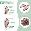 Transparent Resin Wing Pendants Set RESI-TAC0021-01D-3