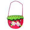 Non Woven Fabric Embroidery Needle Felt Sewing Craft of Pretty Bag Kids DIY-H140-13-1