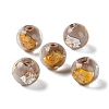 Handmade Gold & Silver Foil Lampwork Beads GLAA-G107-07B-07-2