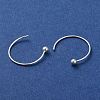 925 Sterling Silver Earring Hooks STER-K177-01S-3