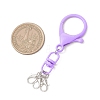 Spray Painted Eco-Friendly Alloy Double Eye Swivel Clasps and Iron Lobster Claw Clasps HJEW-JM04661-3
