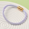 304 Stainless Steel with Polyester Metallic Cord Bracelets for Women BJEW-Z145-01G-27-3