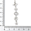 Brass Micro Pave Clear Cubic Zirconia Pendants LS-KK-D101-01D-P-3