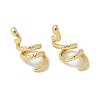 Matte Gold Color 925 Sterling Silver Beads STER-R014-09G-1