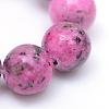 Natural Sesame Jasper/Kiwi Jasper Bead Strands G-R345-10mm-13-4