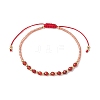 Natural Agate Braided Beaded Bracelets BJEW-JB11420-06-1