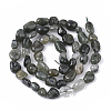 Natural Green Rutilated Quartz Beads Strands G-S363-028D-2